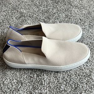 Rothy’s The Original Slip On Sneaker in Sand Size 7.5